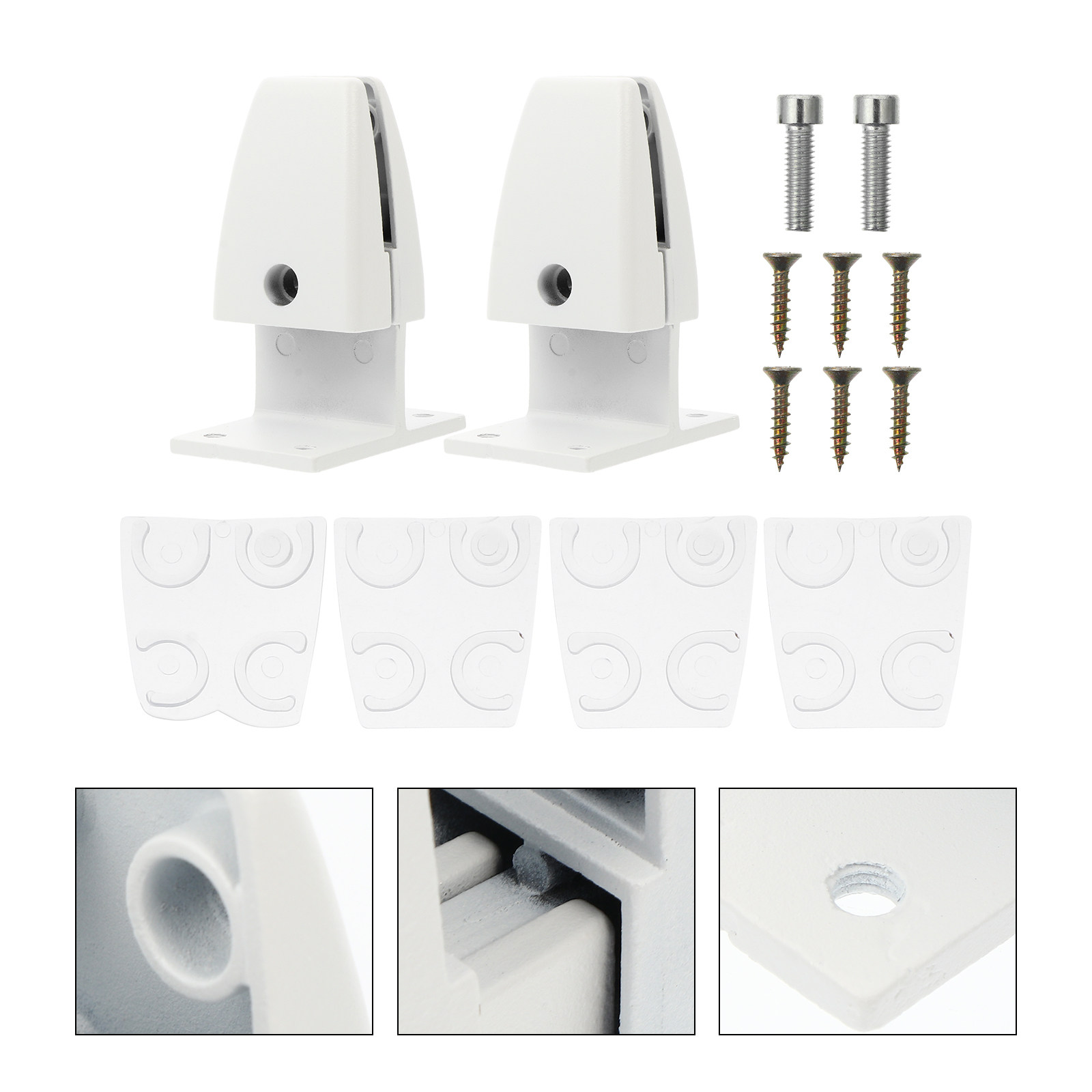 Partition Screen Divider - قطعتان من مشبك فاصل مكتب، مشبك