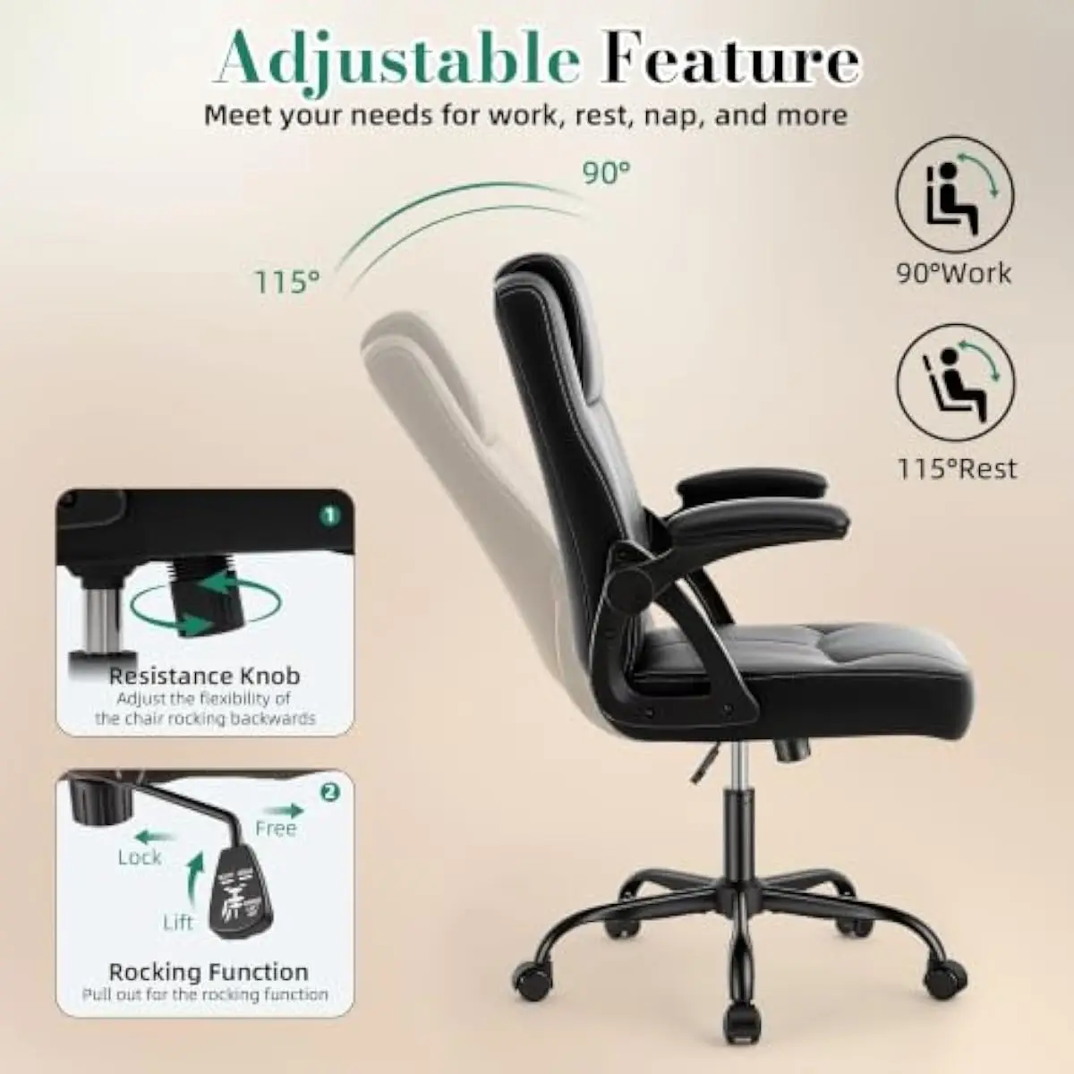كرسي مكتب مريح بتصميم مريح للظ - مراجعة Office Chair وسعره