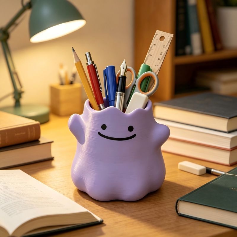 حامل أقلام على شكل شخصية كرتون - مراجعة Desk Organizer وسعره