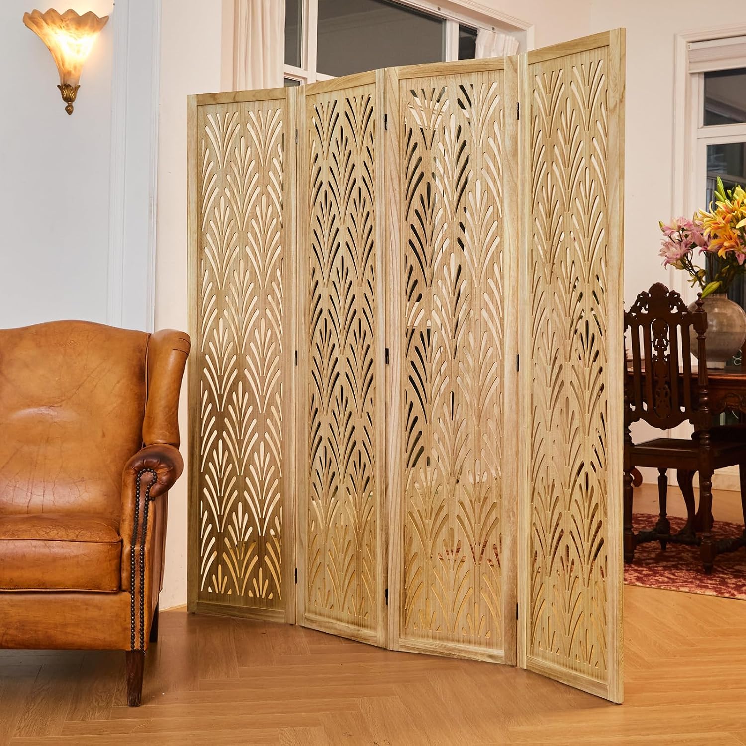 حاجز تقسيم غرفة قابل للطي بطول - مراجعة Partition Screen Divider وسعره