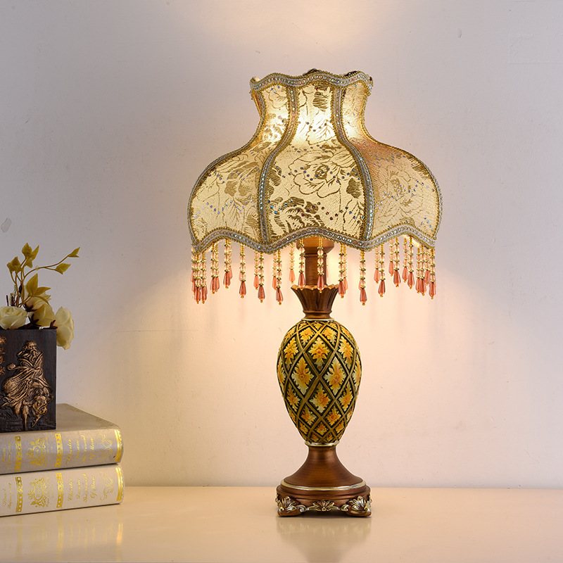 مصباح مكتب فاخر أوروبي، مصباح  - مراجعة Desk Lamp وسعره