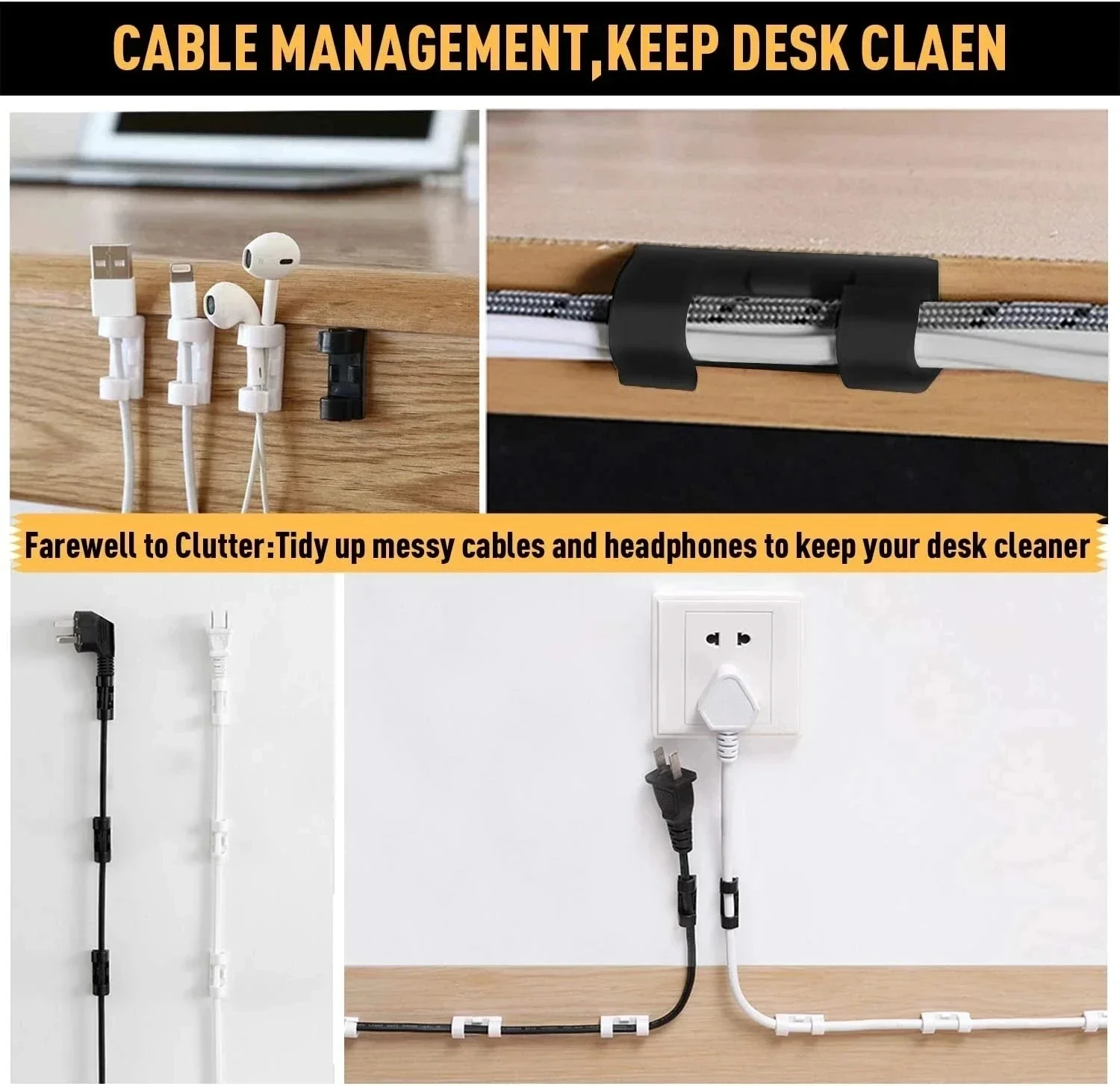 منظم مشابك الكابلات، حامل الأس - مراجعة Desk Organizer وسعره